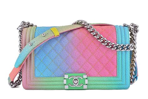 chanel rainbow boy|boys chanel flap bag.